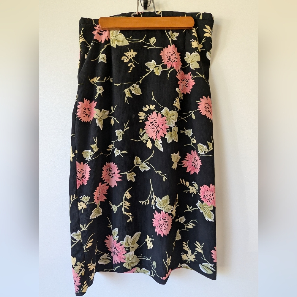 VINTAGE Carroll Reed Floral Skirt
